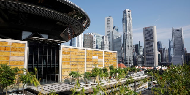 A view of the Singapore skyline, July 1, 2019.