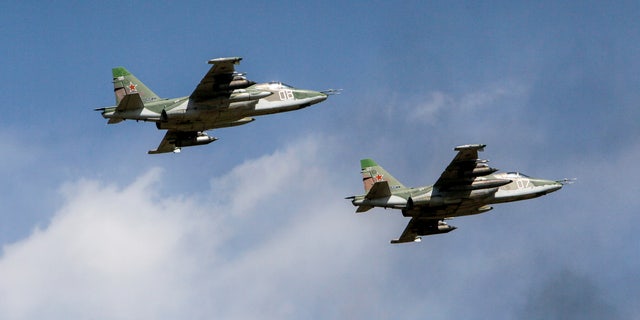 A Russian Sukhoi SU-25 jet was downed on the eve of the anniversary of Russia's invasion of Ukraine on Wednesday. The pilot did not survive.
