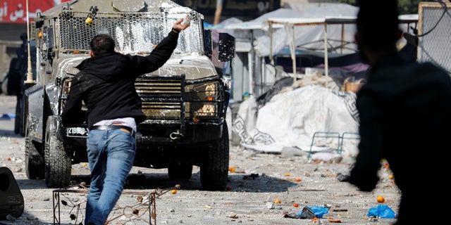 Photos of Palestinians clashing with Israeli soldiers