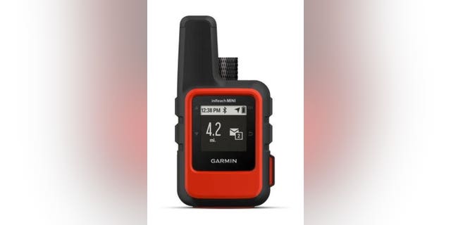 Stock photo of a Garmin InReach Mini device for two-way text messaging in emergency situations.  (Source: Garmin)