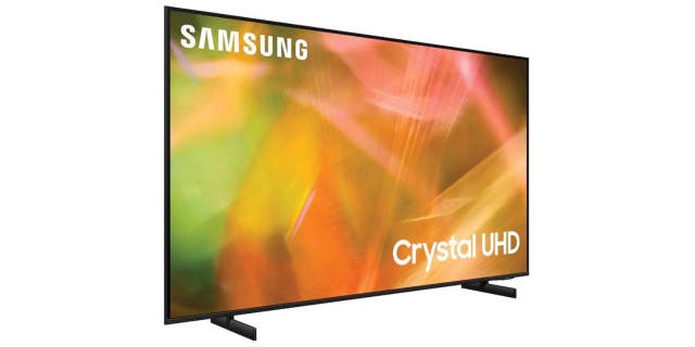 Tampilan TV Samsung Class Crystal 4K UHD.
