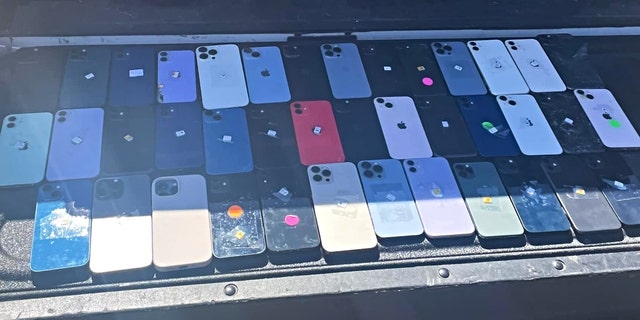 Louisiana authorities have arrested and charged four suspects accused of pick-pocketing iPhones from Mardi Gras parade-goers.