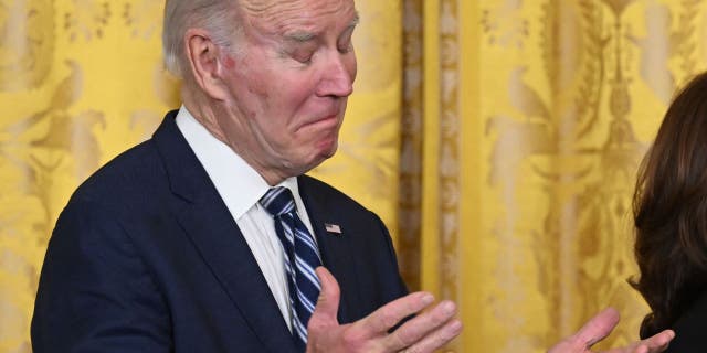 President Biden's administration proposed a "woke" investment rule that House Republicans voted to kill on Tuesday. (Saul Loeb / AFP via Getty Images)