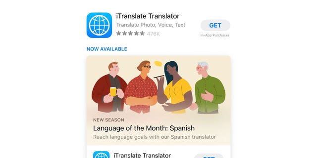 The iTranslate app for travel where different cultures speak different languages.