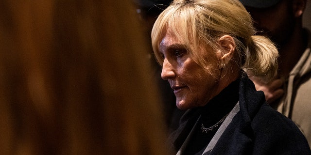 vironmental activist Erin Brockovich speaks to concerned residents as she hosts a town hall at East Palestine High School on February 24, 2023 in East Palestine, Ohio.