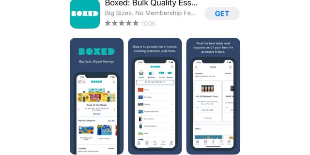 Boxed lets customers buy in bulk and have items shipped to their homes or businesses.