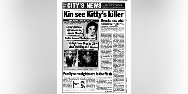 The 1964 murder of Kitty Genovese, which helped spark the creation of a 911 emergency phone number system, was still front-page news in New York City 31 years later.