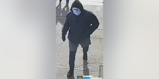 Police are searching for the individual pictured above in connection with a shooting and attempted robbery at a jewelry store in Brooklyn, New York, on Sunday afternoon.