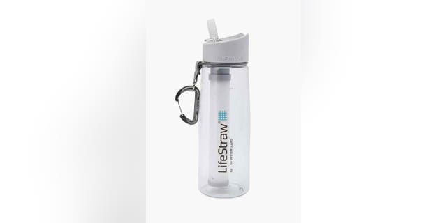 A bottle that filters your tap water for you.