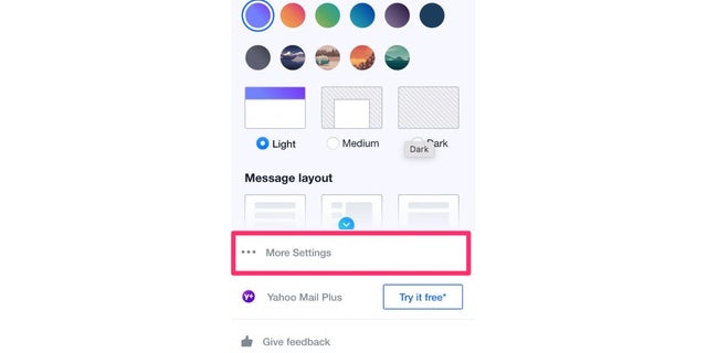 Ubah pengaturan email yahoo Anda
