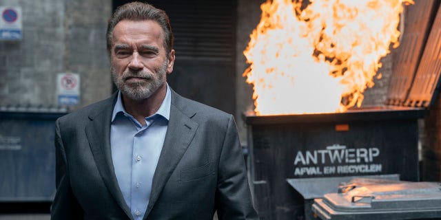 Arnold Schwarzenegger called out the framing of his filling in potholes last week.