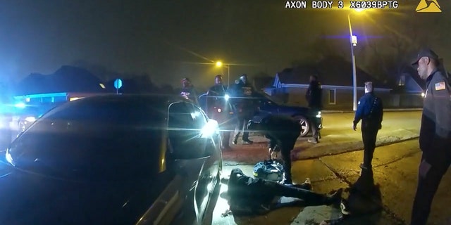Image from video released by the City of Memphis on January 27, 2023 shows Tire Nichols being treated by paramedics after a brutal attack by five Memphis police officers on January 7, 2023 in Memphis, Tennessee.