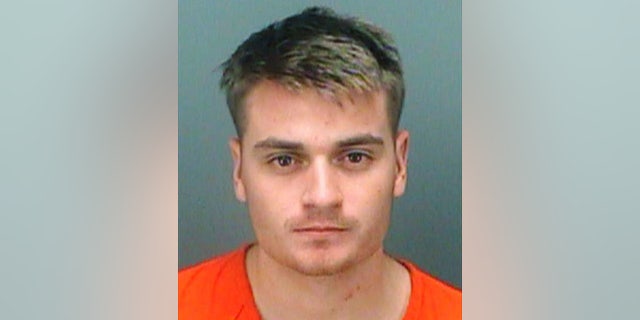 Brandon Russell in depicted in a June 7, 2017, mugshot from the Pinellas County Sheriff's Office. 