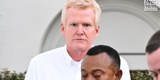 Alex Murdaugh is led out of Colleton County Court in Walterboro, South Carolina, Tuesday, February 7, 2023.