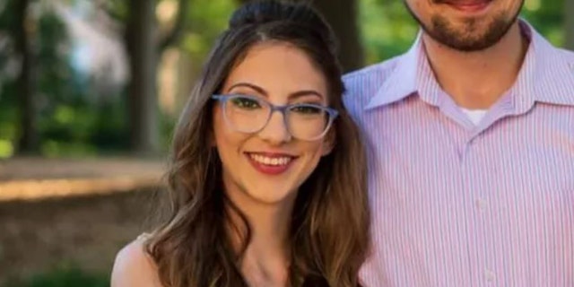 Tyler Borys shared a picture of his wife, Alexandria Borys, on a GoFundMe account created after she was shot and killed in front of their children.