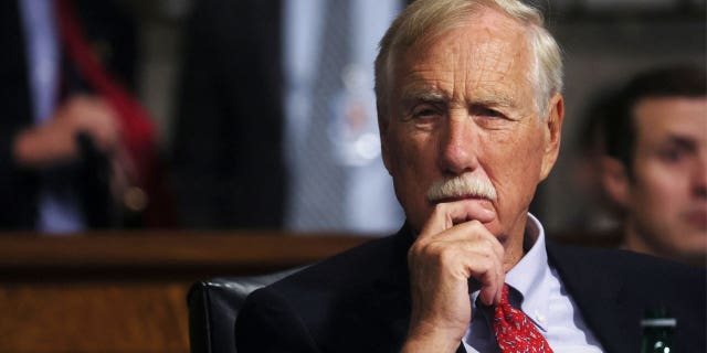 Sen. Angus King, I-Maine, was the latest lawmaker to be swept up in the Twitter Files.