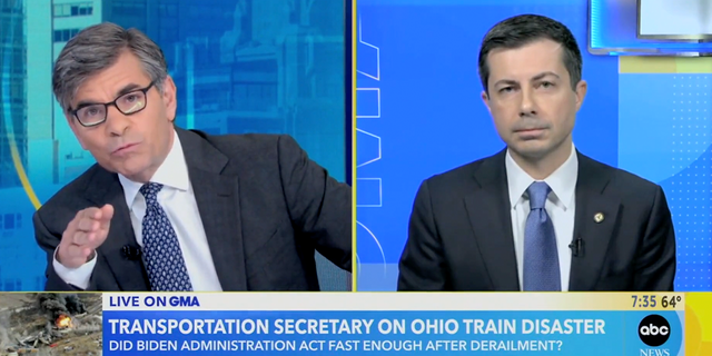U.S. transportation department secretary Pete Buttigieg speaks to ABC News about the East Palestine, Ohio train derailment crisis.