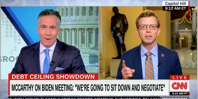 CNN's Jim Sciutto spars with Republican Dusty Johnson over the debt ceiling.