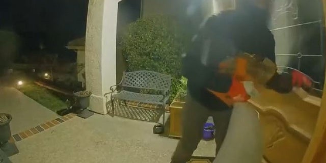 A group of thieves in California broke into an empty home this week. One of them rang a doorbell to apparently say 'we got you," the homeowner said. 