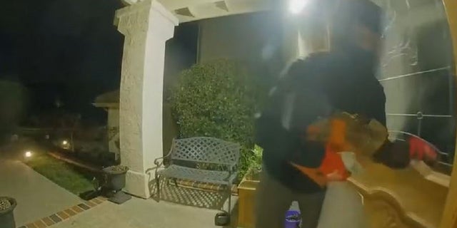 A group of thieves in California broke into an empty home this week. One of them rang a doorbell to apparently say 'we got you," the homeowner said. 