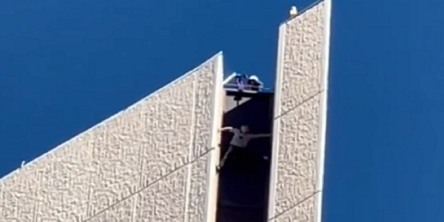 Maison Des Champs was arrested in Phoenix, Arizona after climbing the 483-foot Chase Tower.