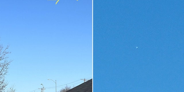 El Servicio Meteorológico Nacional publicó fotos el viernes de un gran globo que volaba sobre Kansas City, Mo., en medio de la preocupación por un globo espía chino en el espacio aéreo de Estados Unidos.