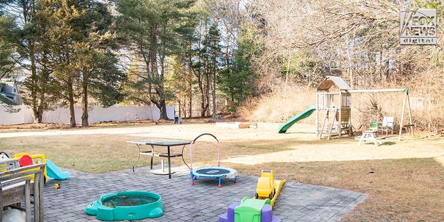 Exterior view of the home of Patrick and Lindsay Clancy in Duxbury, MA, on Wednesday, February 15, 2023.  Lindsay Clancy, 32, allegedly killed their three children here before attempting to take her own life on January 24 this year. 