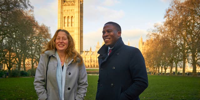 Charges were dropped against Isabel Vaughan-Spruce, who was arrested for praying outside an abortion clinic last December, seen here with Jeremiah Igunnubole, legal counsel for ADF UK. (Courtesy: ADF UK)
