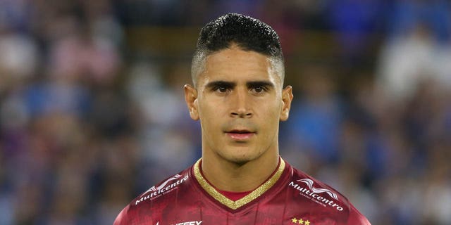 Daniel Cataño of Tolima, before the match of Millonarios vs. Tolima of the BetPlay DIMAYOR League at the Estadio Nemesio Camacho El Campin stadium in the city of Bogota, Colombia on May 8, 2022, match that would end 0 - 0.