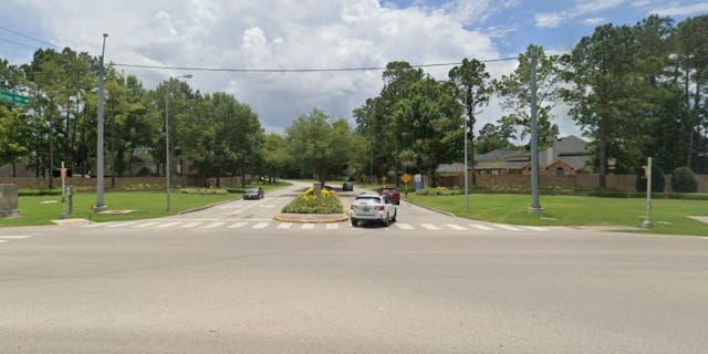 The intersection of Atascocita Road and Eagle Springs Parkway near where the shooting incident occurred.