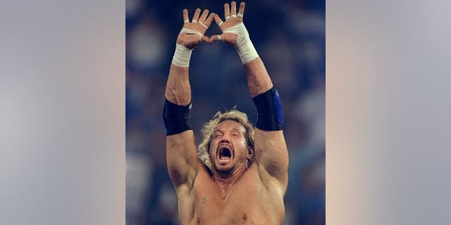 Diamond Dallas Page in action during the WCW Bash at the Beach at the Cox Arena in San Diego in 1998.