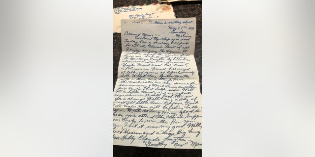 The private love letters "were so well-kept," Dottie Kearney said of the letters she found in the New York City home she bought.
