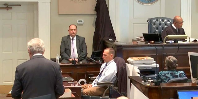 Alex Murdaugh's brother recounts cleaning up nephew Paul's remains at crime scene Dr. Jonathan Eisenstat testifies on the witness stand during Alex Murdaugh’s double murder trial at the Colleton County Courthouse in Walterboro, South Carolina, on Feb. 27, 2023.