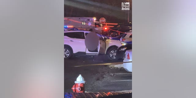 A photo obtained by Fox News Digital shows the aftermath of the shooting involving New Jersey Councilwoman Eunice Dumfour, February 1, 2023. 