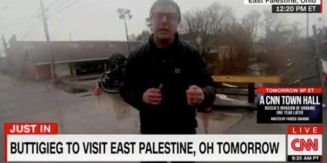 CNN reporter Miguel Marquez claims that East Palestine, Ohio is "hardcore Trump country."