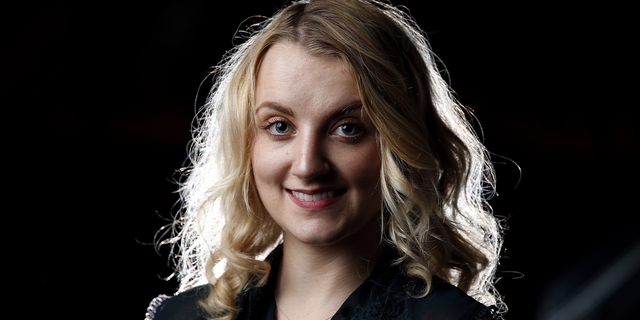 Actress Evanna Lynch played wizard Luna Lovegood in several films of the "Harry Potter" franchise.