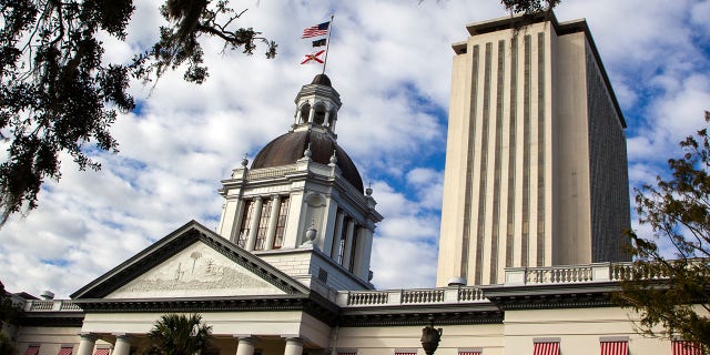 FILE: A view of the historic Old Florida State Capitol building, which sits in front of the current New Capitol, on November 10, 2018 in Tallahassee, Florida. 