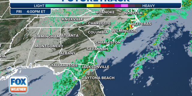 The futuretrack across the Southeast, Gulf Coast