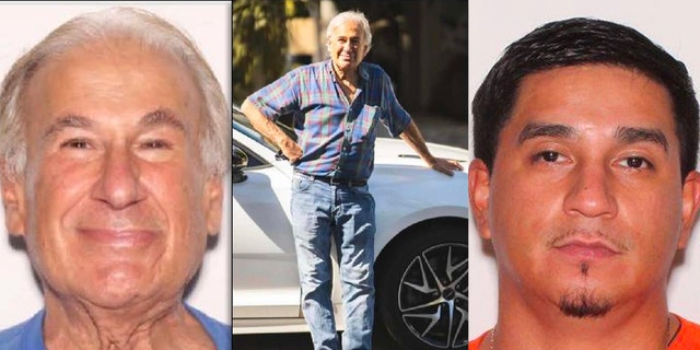 Missing Palm Beach Gardens Lyft driver Gary Levin, left and center, has not been heard from since Jan. 30. North Carolina police arrested murder suspect Matthew Scott Flores in Levin's car on Thursday, Feb. 2, according to authorities and Levin's family.