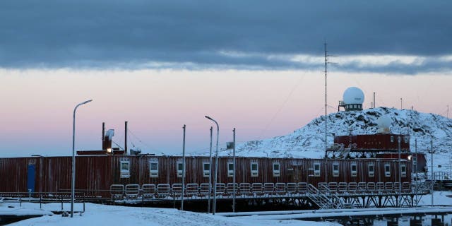 A photo taken Feb. 9, 2019, shows a main building of the Zhongshan Station, a Chinese research base in Antarctica. 