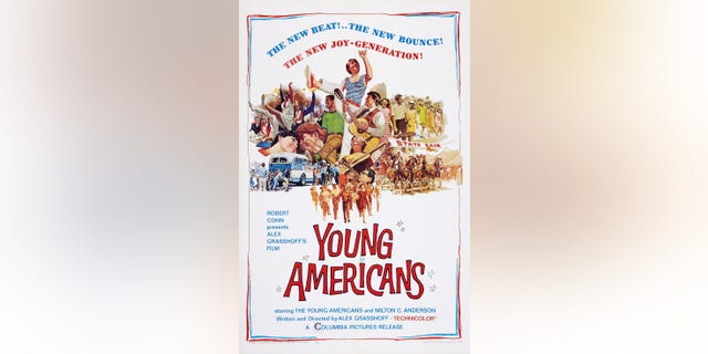 A poster for "Young Americans," a documentary about a youth show choir. It won best documentary in 1969, but it was revoked over an eligibility violation.