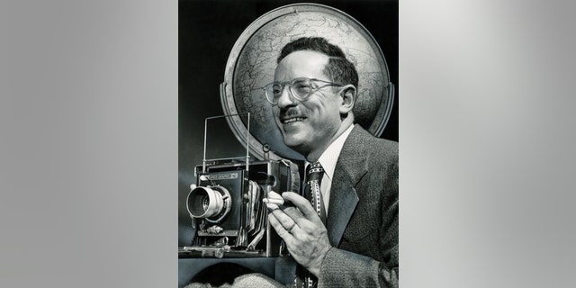 Photographer Joe Rosenthal in 1947. He captured the image of Marines raising the American flag on Iwo Jima on Feb. 23, 1945. 