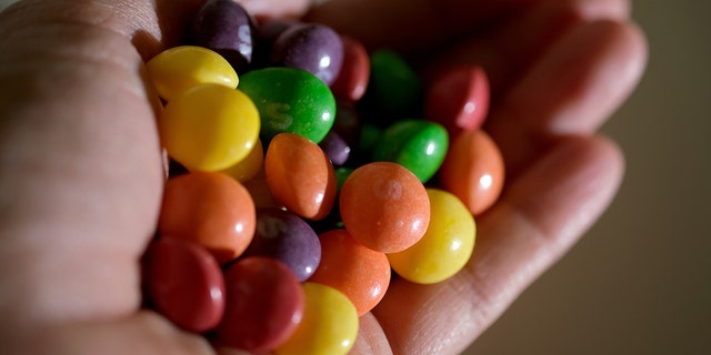 Skittles and other candy products are reportedly manufactured with Yellow 5, an artificial coloring. Some of these are reportedly banned in parts of Europe.