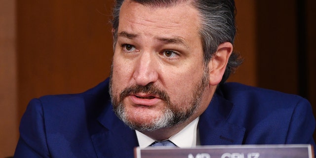 Senator Ted Cruz, R-TX, at the Senate Judiciary Committee on Capitol Hill in Washington, DC, on October 13, 2020. 
