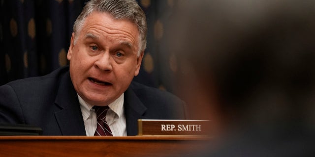 Rep. Chris Smith, a Republican from New Jersey, speaks during a House Foreign Affairs Committee hearing on March 10, 2021.
