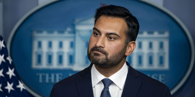 Ali Zaidi, White House national climate adviser, attends a news conference on Dec. 16, 2021.