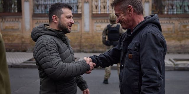 The actor has repeatedly urged the administration to continue arming the Ukrainian military.