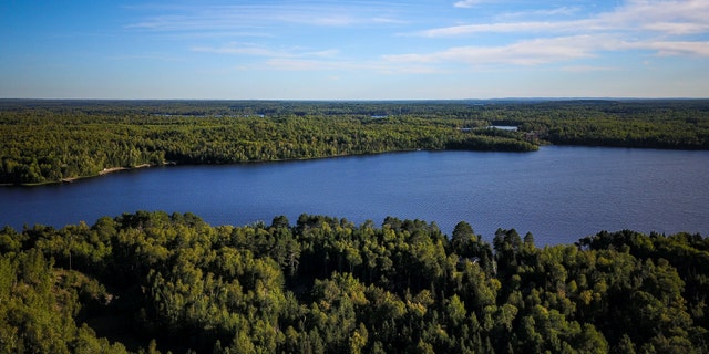 A lake within the Boundary Waters Canoe Area Wilderness is seen on Sept. 4, 2019, in Ely, Minnesota.