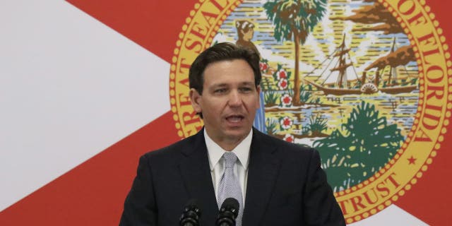 Florida Gov. Ron DeSantis announced plans to reform public universities by banning critical race theory and investing millions of dollars in Sarasota's New College. He made his remarks at the Bradenton campus of State College of Florida on Tuesday, Jan. 31, 2023.