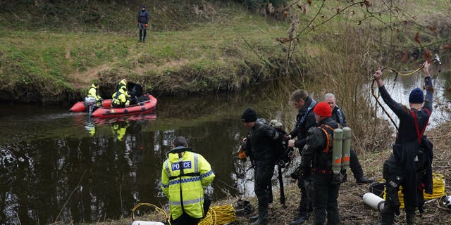 Police search teams at the River Wyre in St Michael's on Wyre, Lancashire, as they continue their search for missing woman Nicola Bulley, 45, who was last seen on the morning of Friday January 27, when she was spotted walking her dog on a footpath by the nearby River Wyre. Picture date: Tuesday February 7, 2023. 